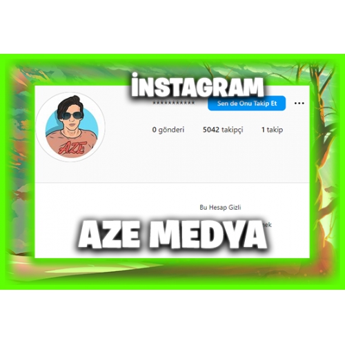  5 K instagram Hesap